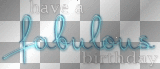 blue white have a fabulous birthday words