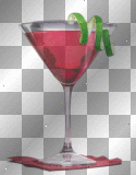 soave cocktail drink red