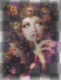 Flower woman fantasy