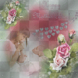 Happy Mother's Day Pink Background
