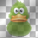 FUNNY GREEN DUCK ANIMATED