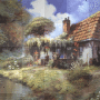 SPRING SUMMER HOUSE BACKGROUND WATER ANIMATED