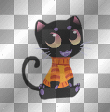 FANTASY GOTHIC HALLOWEEN CAT