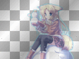 *Anime Girl~Winter Neko~shadow blue* {MoonAngelOfLight}