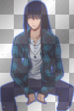 D_Gray_Man_Yuu_Kanda_without_his_black_outfit_blue_neon_glow_by_NekOo