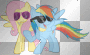 FlutterDash w/ Glasses Stamp!