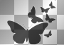 VINTAGE EMO BUTTERFLY BLACK