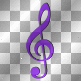 EMO MUSIC NOTE PURPLE