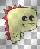EMO CUTE CREATURE RED YELLOW