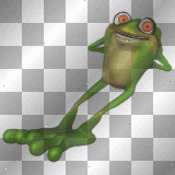 FUNNY GREEN FROG SPRING SUMMER