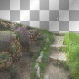 STAIR GREEN GRASS SPRING SUMMER