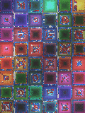 color graphic blue and red gh
