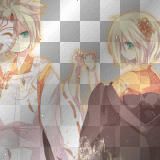 Kagamine Twins *shadow orange*  [by IA99]