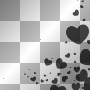 EMO BACKGROUND HEART BLACK