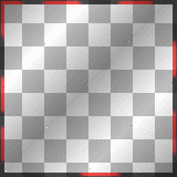 Emo animated frame red