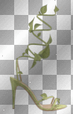 soave shoe green leaves