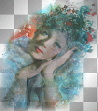 blue woman fantasy