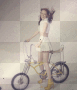 Lady and the bike animated