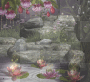 artemia bg-background fantasy enchanted-landscape rock(s)-water-flower(s)