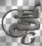 artemia transparent alphabet asia-yin-yang letter-lettre-G