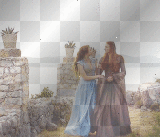 Margaery Tyrell (Natalie Dormer) and Sansa Stark (Sophie Turner in Game Of Thrones video) [nermai]