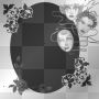 artemia deco-bg-background oval-circle-with-mask(s) b&w