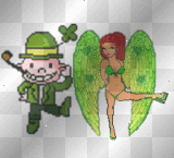 st patrick's dancing leprechaun