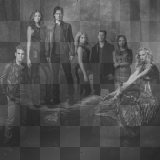 Stefan (Paul Wesley) Elena/Katherine (Nina Dobrev) Damon (Ian Somerhalder) Rebekah (Claire Holt) Matt, Bonnie, Caroline [nermai]
