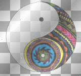 ying yang circle