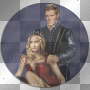 Caroline Forbes (Candice Accola) and Klaus (Joseph Morgan in The Vampire Diaries transparent picture) [nermai]
