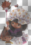 vintage child transparent