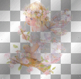 vintage child transparent