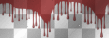 Goth gothic blood red deco border EndlessImpressions