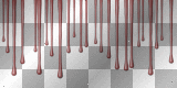 Goth gothic blood red deco border EndlessImpressions