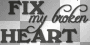 Wordart text *Fix my broken heart* black EndlessImpressions