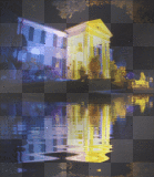 elvis house over water