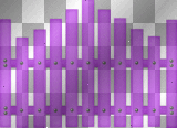 Deco Fence Spring summer purple violet EndlessImpressions