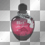 artemia transparent deco perfume-bottle red-black