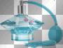 artemia transparent deco perfume-bottle blue