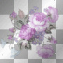 Vintage flower purple lilac deco scrap EndlessImpressions