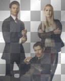 Rebekah (Claire Holt), Elijah (Daniel Gillies) and Klaus (Joseph Morgan in The Vampire Diaries and The Originals) [nermai]