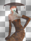 artemia transparent fashion-woman-asia-with-hat orange