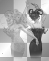 soave woman gothic white black