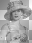soave woman vintage black white