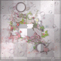 soave background frame vintage flowers pink