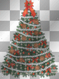 CHRISTMAS TREE ORNAMENT ORANGE