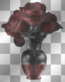 Goth gothic flower red roses deco scrap EndlessImpressions