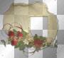 Vintage Flower flowers frame deco scrap  red roses sepia EndlessImpressions