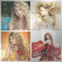 Taylor Swift Albums Collage