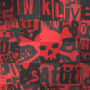Wingska background animated punk emo skull red